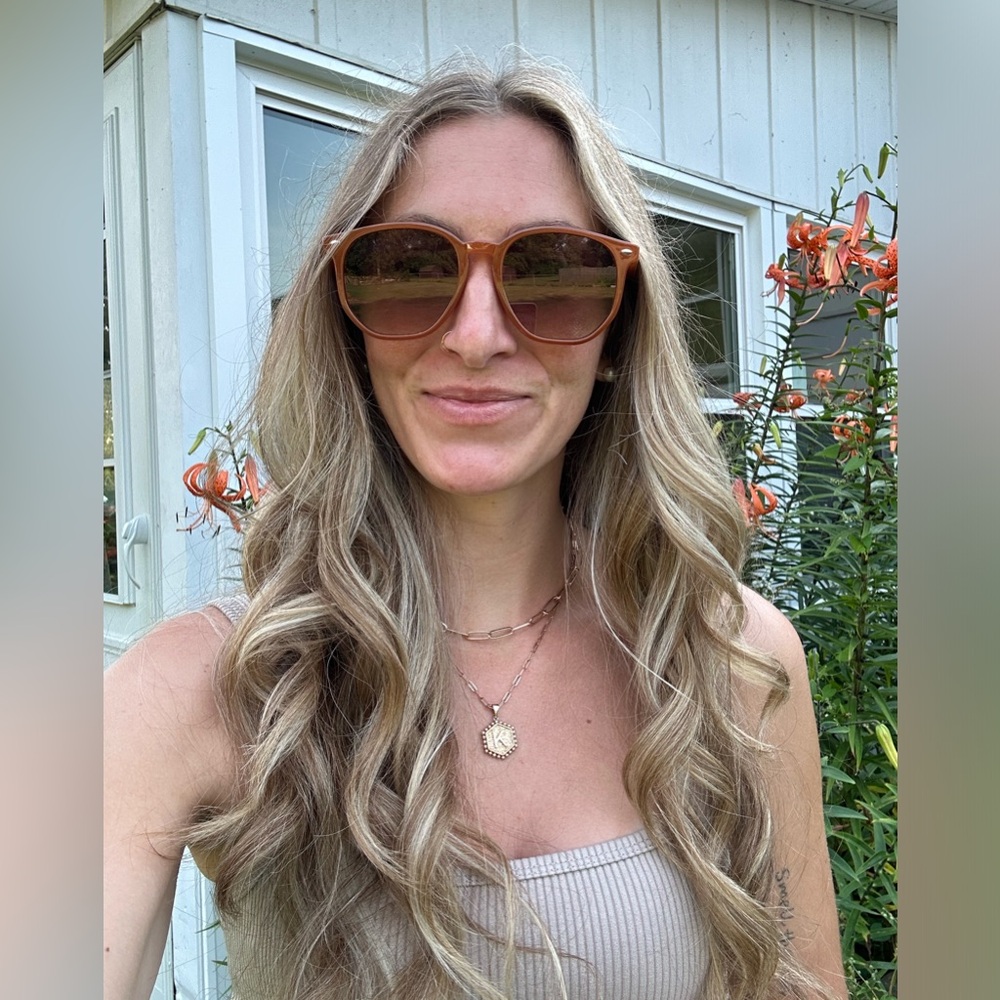 Women’s Rust Orange / Brown Sunglasses